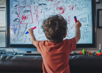 Cómo limpiar el televisor si mi hijo rayó la pantalla