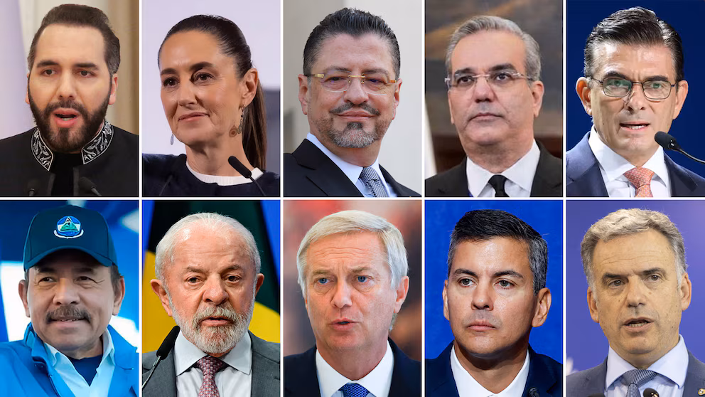 Los 10 presidentes más populares de América Latina en abril de 2026