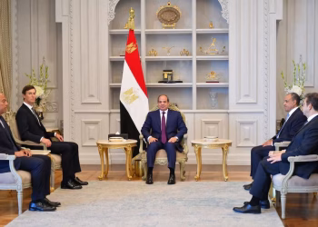 Jared Kushner se reunió con el presidente egipcio para impulsar el plan de paz de Estados Unidos en Gaza