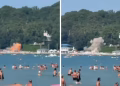 Tragedia en el mar Negro: dron ucraniano cae sobre una playa rusa y deja al menos siete personas, entre ellas tres niños