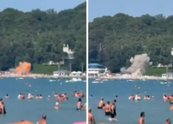Tragedia en el mar Negro: dron ucraniano cae sobre una playa rusa y deja al menos siete personas, entre ellas tres niños