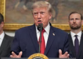 Trump dijo que Irán no les paga a sus militares y que asesina a manifestantes: “Crisis humanitaria de proporciones épicas”