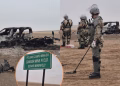 Explosión en la frontera Chile y Perú deja camioneta destruida tras pisar mina antitanque